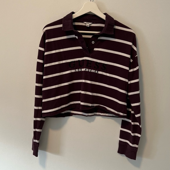 Guess Collared Rugby Style Top - Picture 10 of 10